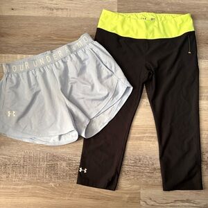 Under armound leggings y short
